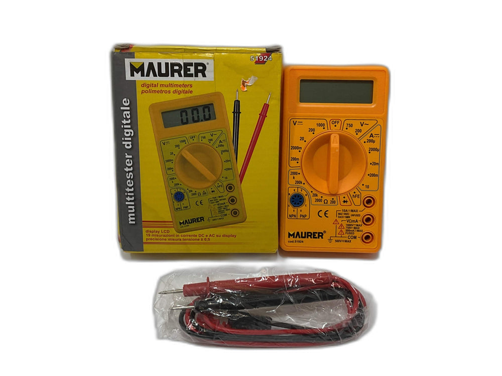 Multimetro Maurer Multitester Digitale de segunda mano · Multímetros — Revisado