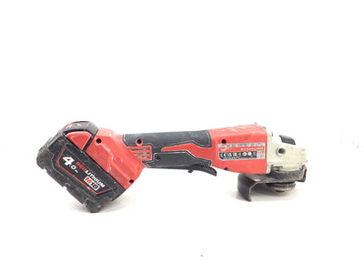 Radial Milwaukee m18 blsag115xpd de segunda mano · Amoladoras — Con uso