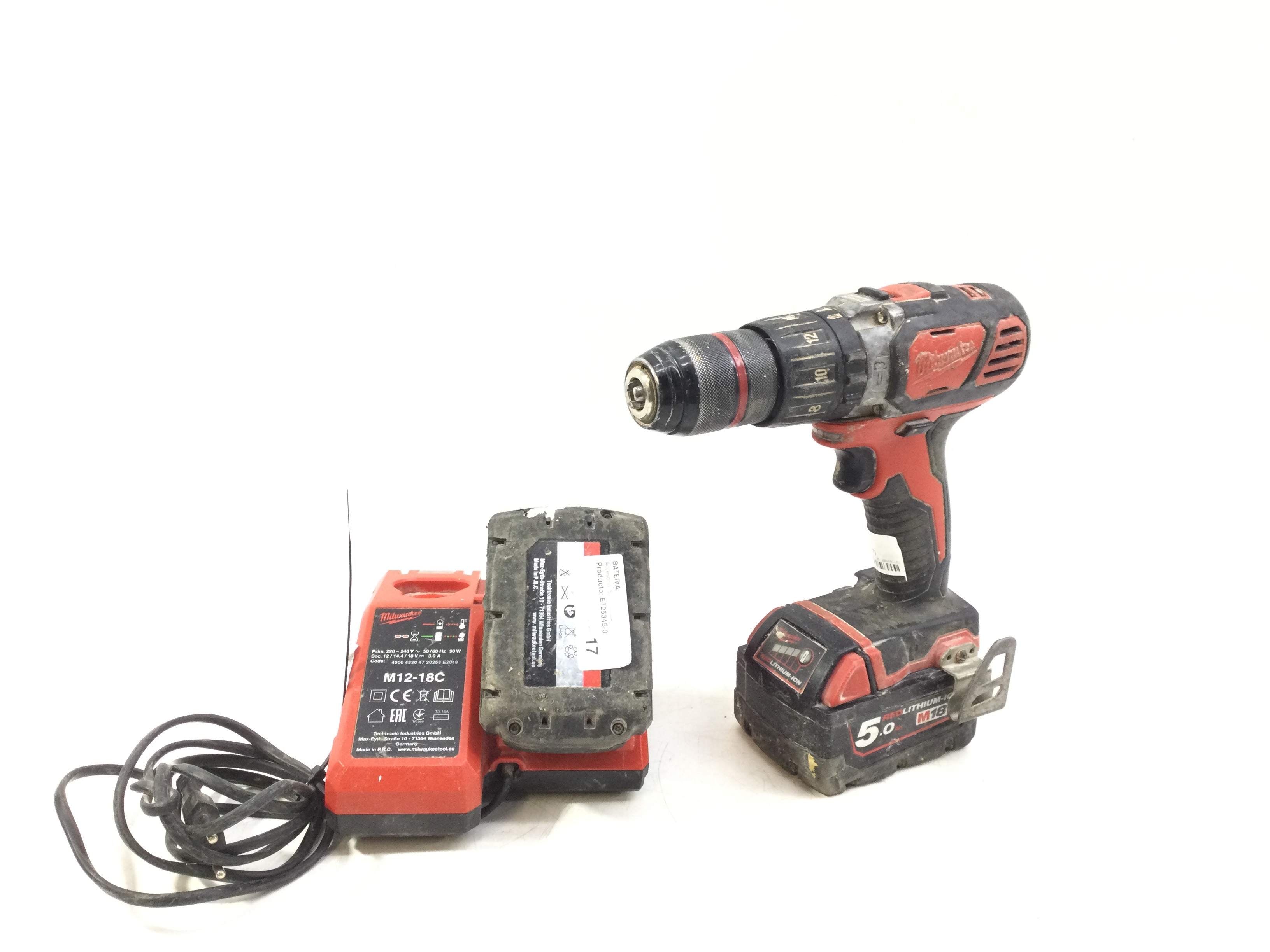 Taladro a Bateria Milwaukee m18upd de segunda mano · Taladros — Con uso