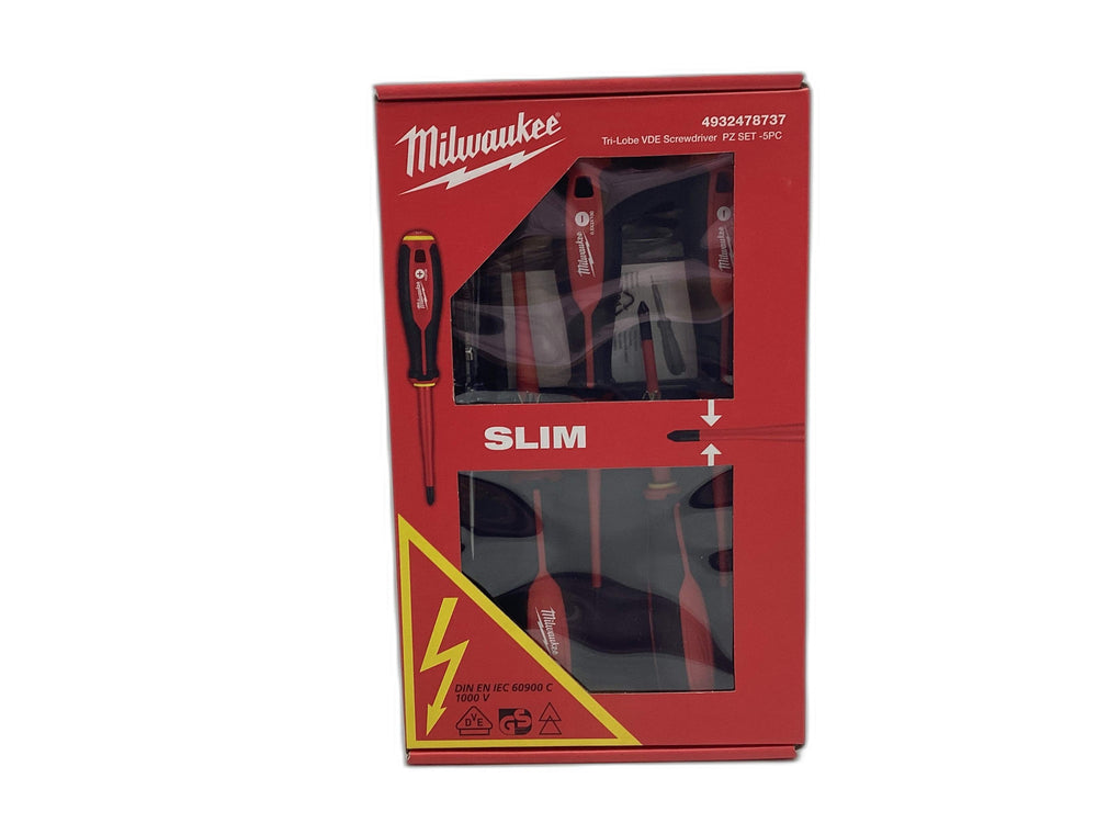 Juego Destornilladores Milwaukee Tri-lobe Vde Screwdriver pz Set 5pc Slim 4932478737 de segunda mano · Destornilladores — Revisado