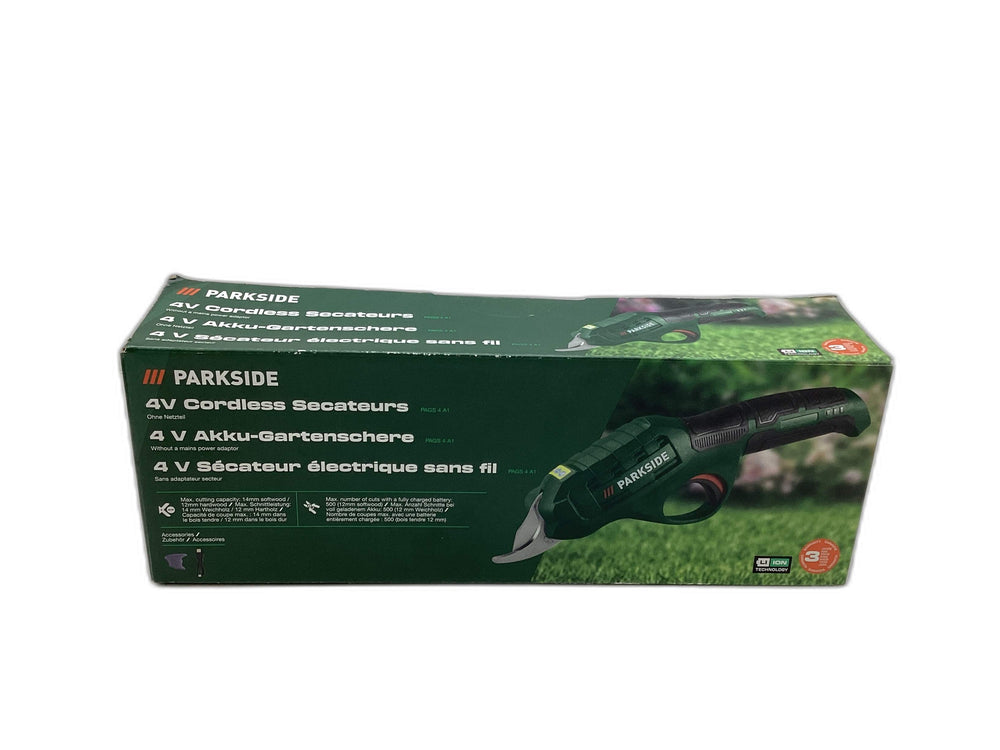 Tijera Poda Electrica Parkside 4v Cordless Secateurs de segunda mano · Jardinería — Como nuevo