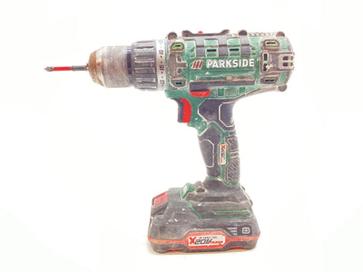 Taladro a Bateria Parkside hg12837 de segunda mano · Taladros — Con uso