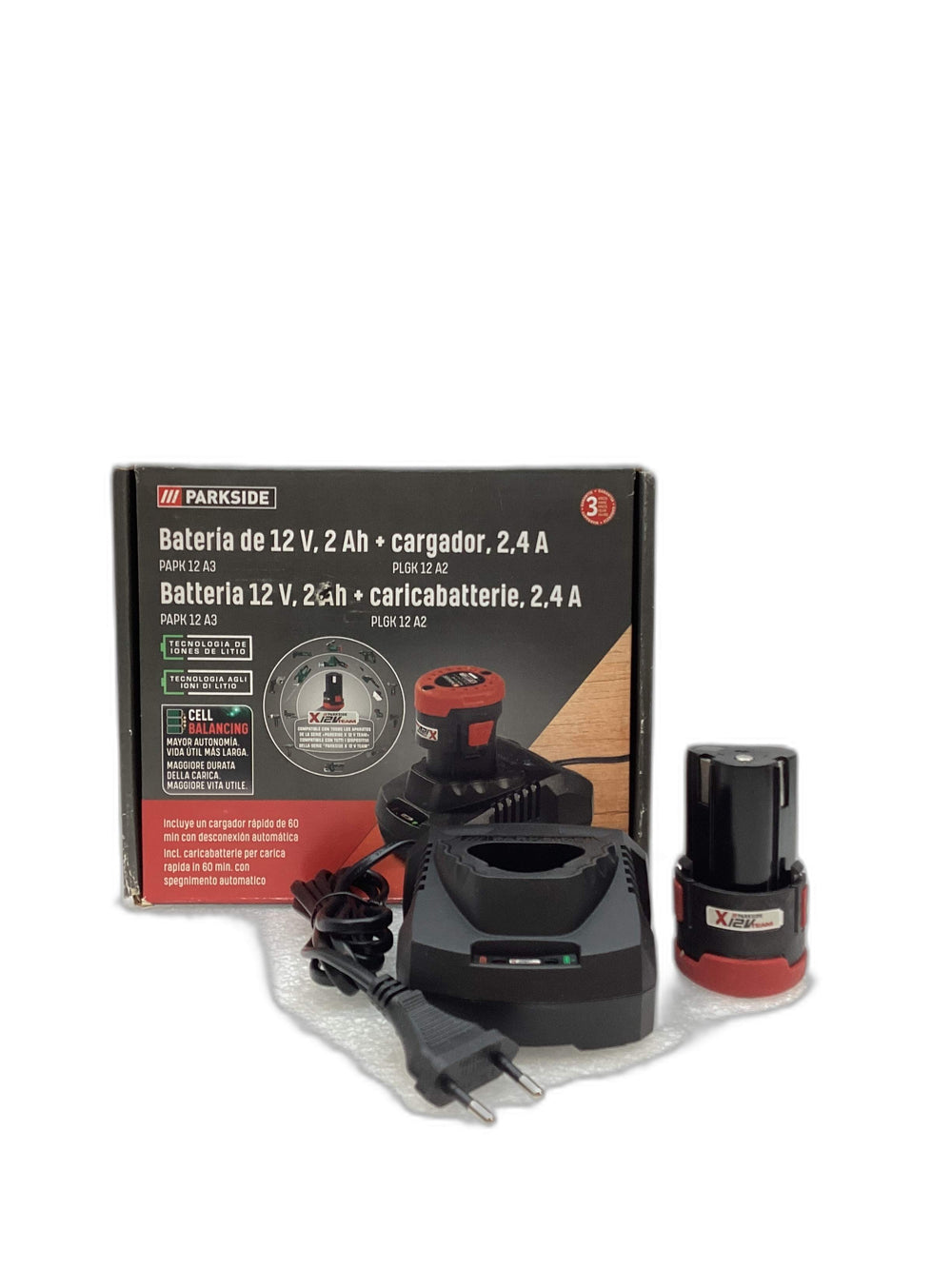 Bateria Parkside Papk 12 a3 de segunda mano · Baterías — Revisado (3)