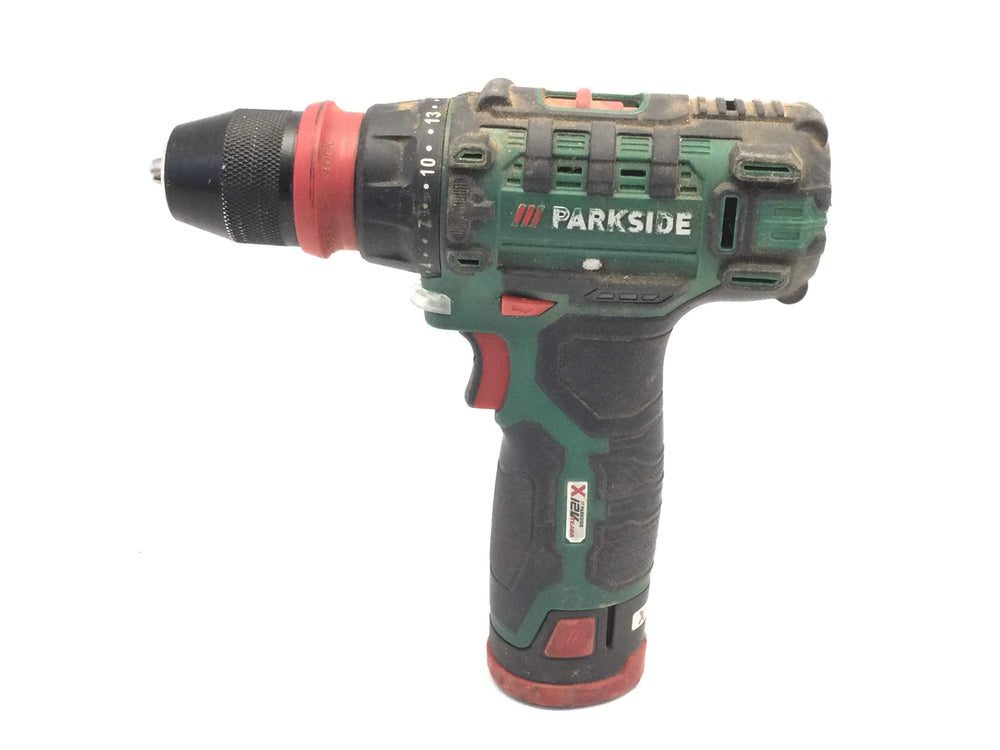 Taladro a Bateria Parkside Pbsa 12 d4 de segunda mano · Taladros — Con uso