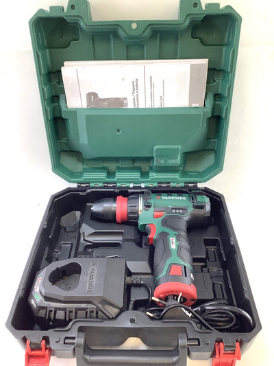 Taladro a Bateria Parkside Pbsa 12 e4 de segunda mano · Taladros — Revisado