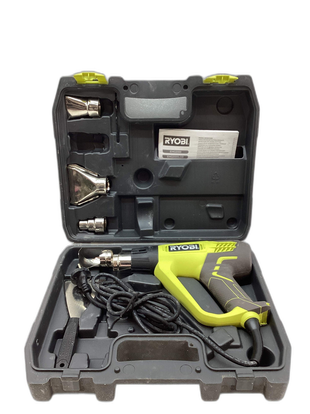 Decapadora Ryobi ehg2020lcd de segunda mano · Decapadoras — Revisado