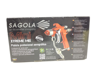 Pistola de Pintar Sagola Mini Xtreme Mix de segunda mano · Pintura — Revisado