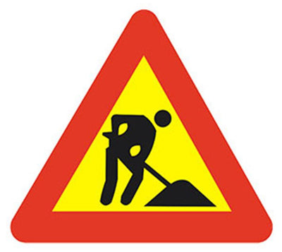 Señal de obra zona de obras de segunda mano en Herramientas Usadas