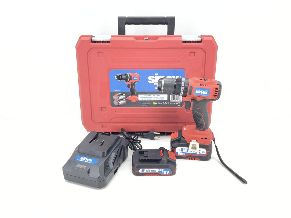 Taladro a Bateria Sinex tb 50 + 2 Baterias de segunda mano · Taladros — Bueno
