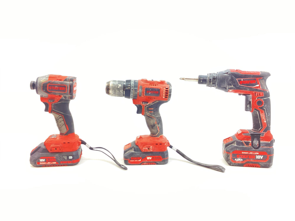 Taladro a Bateria Stayer dw8 l20 Brushless de segunda mano · Taladros — Con uso