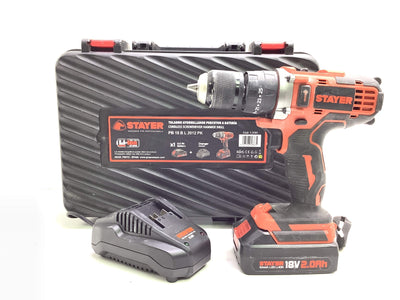 Taladro a Bateria Stayer pb 18 b l20 p de segunda mano · Taladros — Revisado
