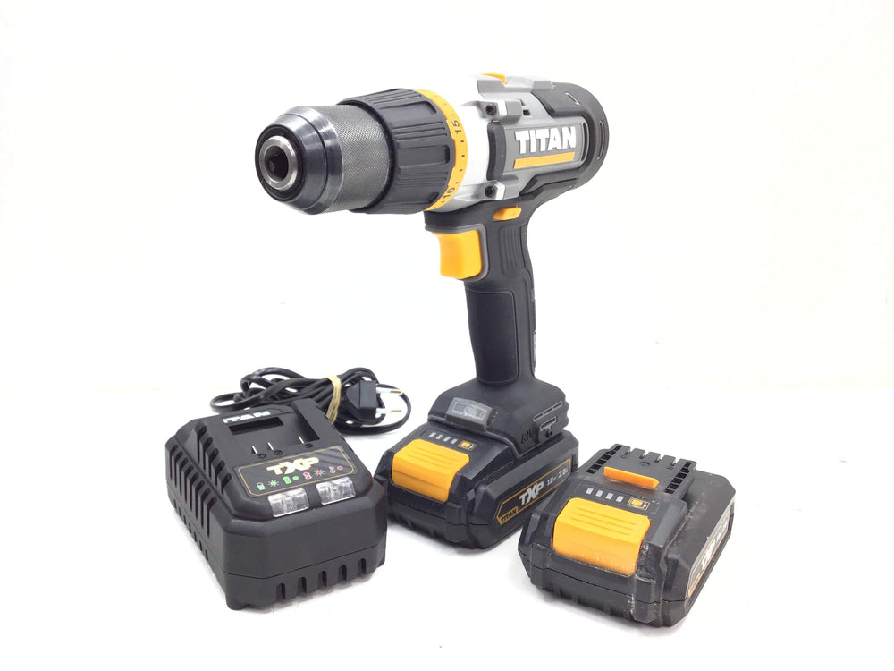 Taladro a Bateria Titan tti1257com de segunda mano · Taladros — Como nuevo