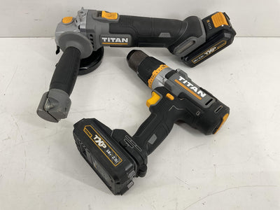 Radial Titan tti1403grd + tti1257com de segunda mano · Amoladoras — Como nuevo