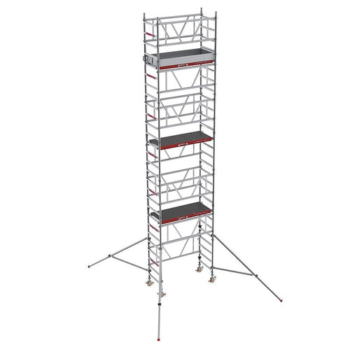 Alquiler de torre andamio de aluminio móvil con ruedas. de segunda mano en Herramientas Usadas