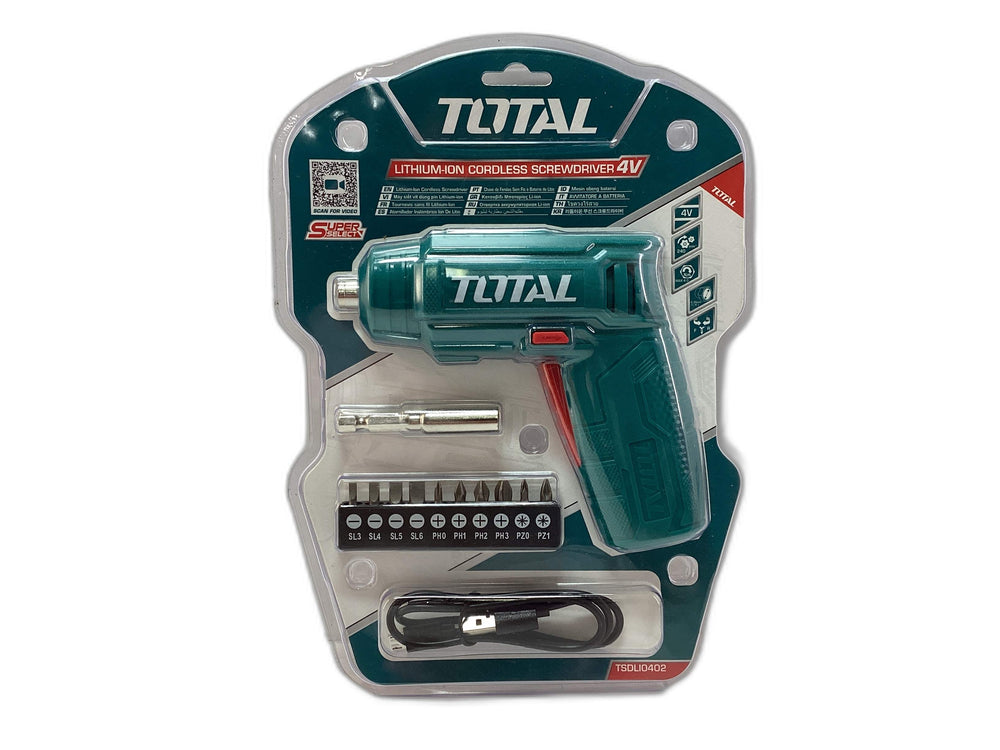 Atornillador a Bateria Total Lithium-ion Cordless Screwdriver 4v de segunda mano · Atornilladores — Revisado