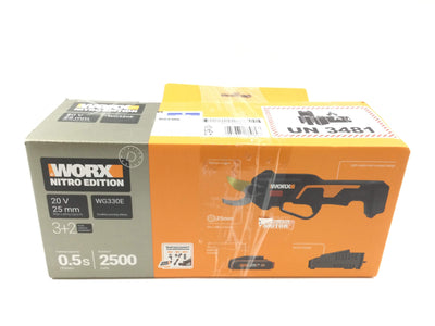 Tijera de Poda Worx wg330e + wa3644.2 de segunda mano · Jardinería — Revisado