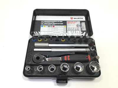 Kit Herramientas Variadas Wurth 1/4 Multi Socket Wrench Set Mini de segunda mano · Kits de herramientas — Con uso